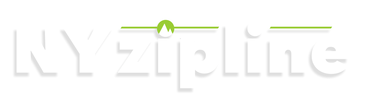 Logo with 'NYZipline' text and green line above.